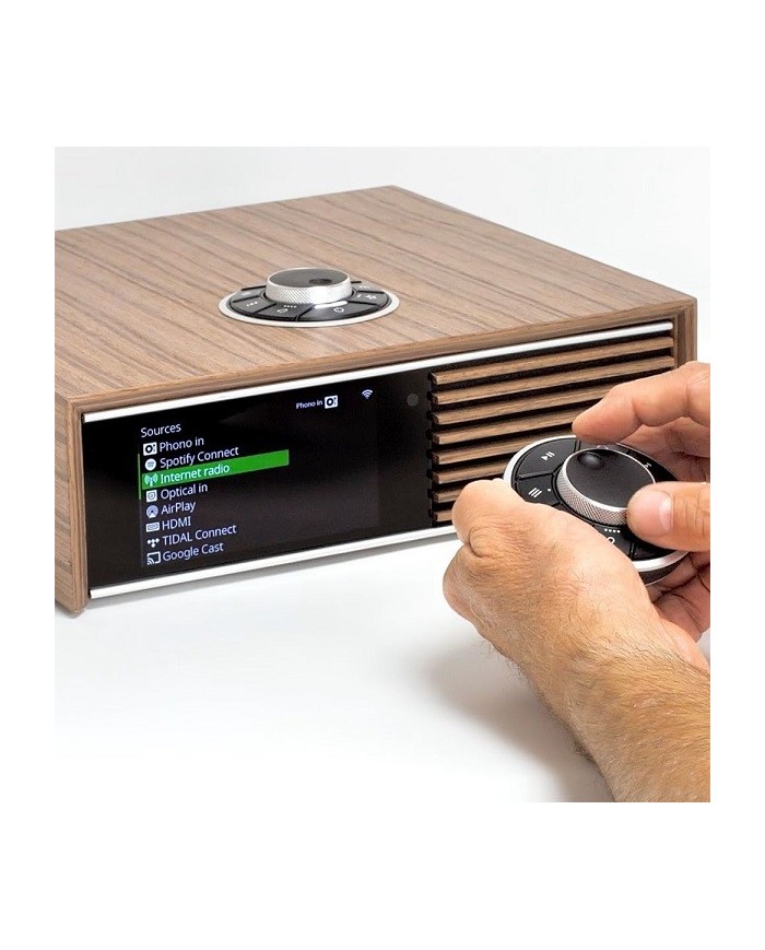 Amplificatore streamer DAC con WiFi e Bluetooth Ruark R610 Walnut
