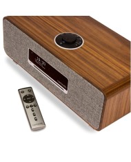 Sistema all in one Radio DAB+ CD BT WiFI e streaming Ruark R3S Walnut