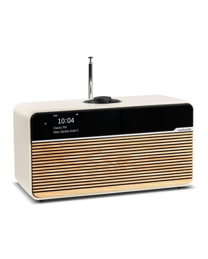 Sistema amplificatore e driver WiFi Streaming radio DAB Ruark R2 Panna