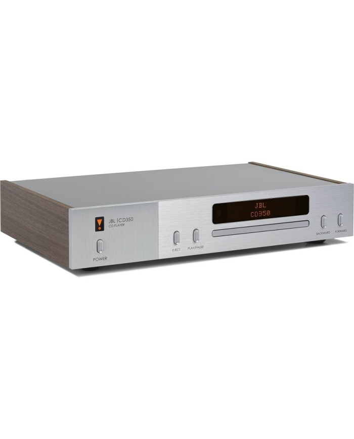 Lettore CD Serie Electronic finitura Silver e fianchi Noce JBL CD350