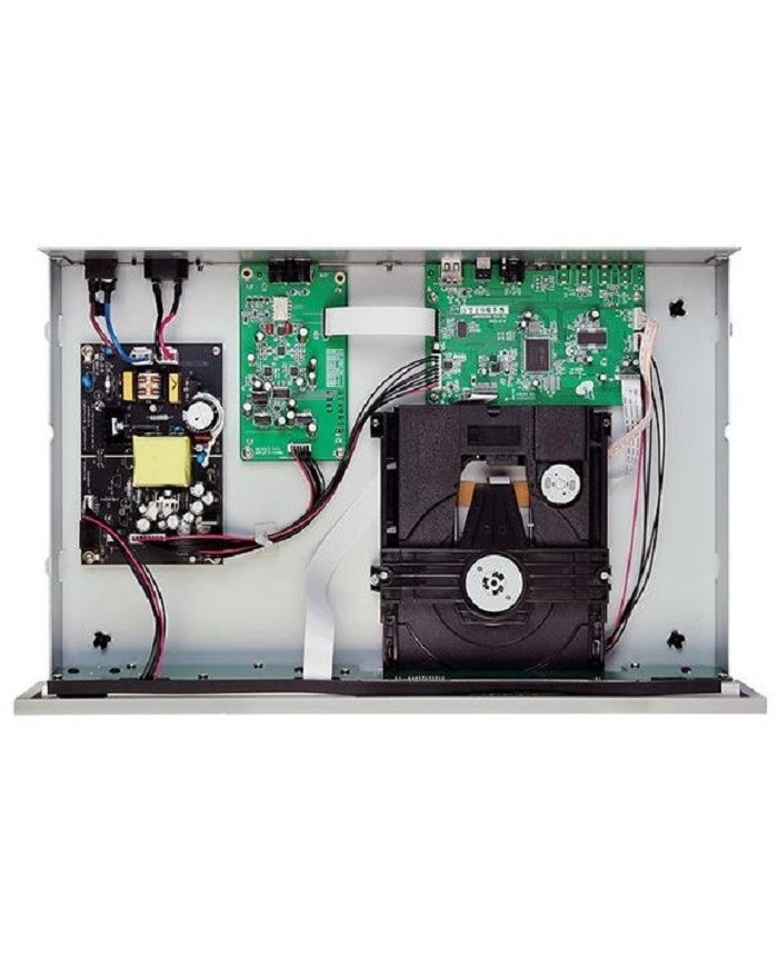 Lettore CD Serie Electronic finitura Silver e fianchi Noce JBL CD350