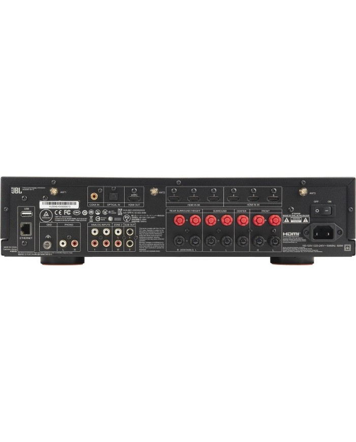 Amplificatore AV Multich 7.2 8K con WiFi e Bluetooth JBL MA710 White