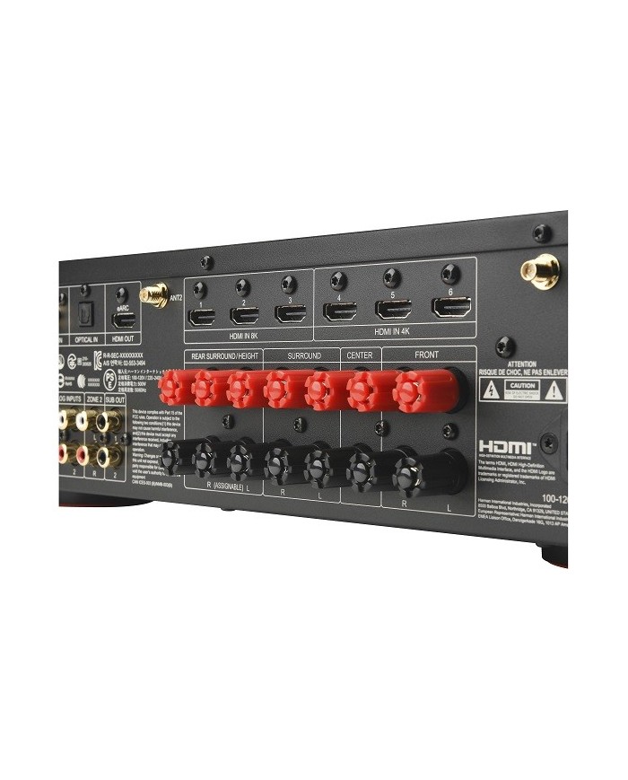 Amplificatore AV Multich 7.2 8K con WiFi e Bluetooth JBL MA710 White