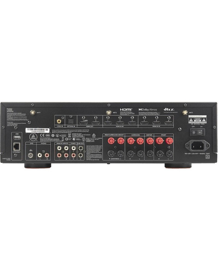 Amplificatore Multicanale 8K WiFi Dirac Live Ready JBL MA7100HP White