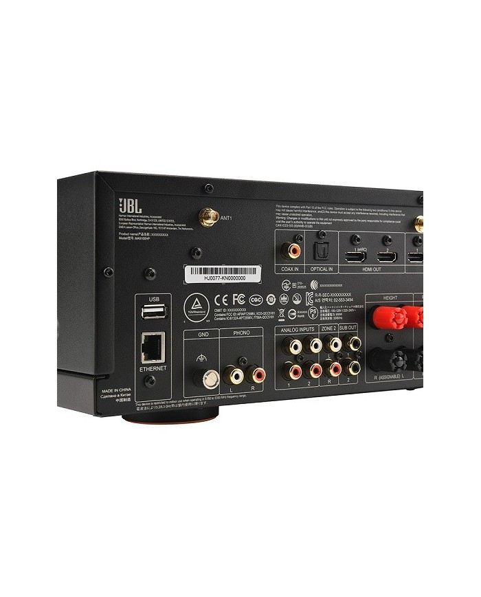 Amplificatore Multicanale 8K  con Dirac Live e WiFi JBL MA9100HP White