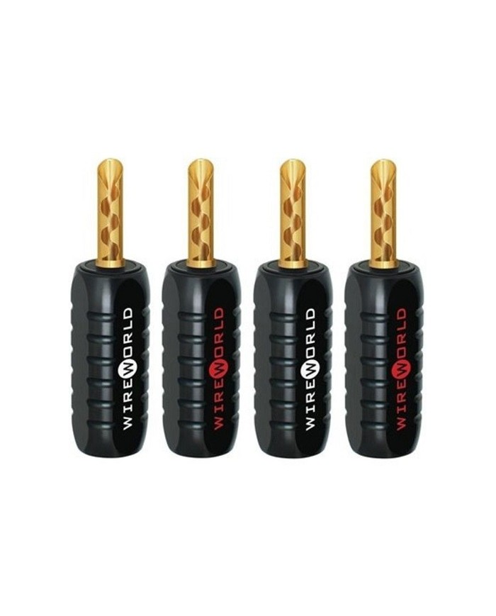 Connettori a banana lega di rame per diffusori Wireworld Banana Plugs