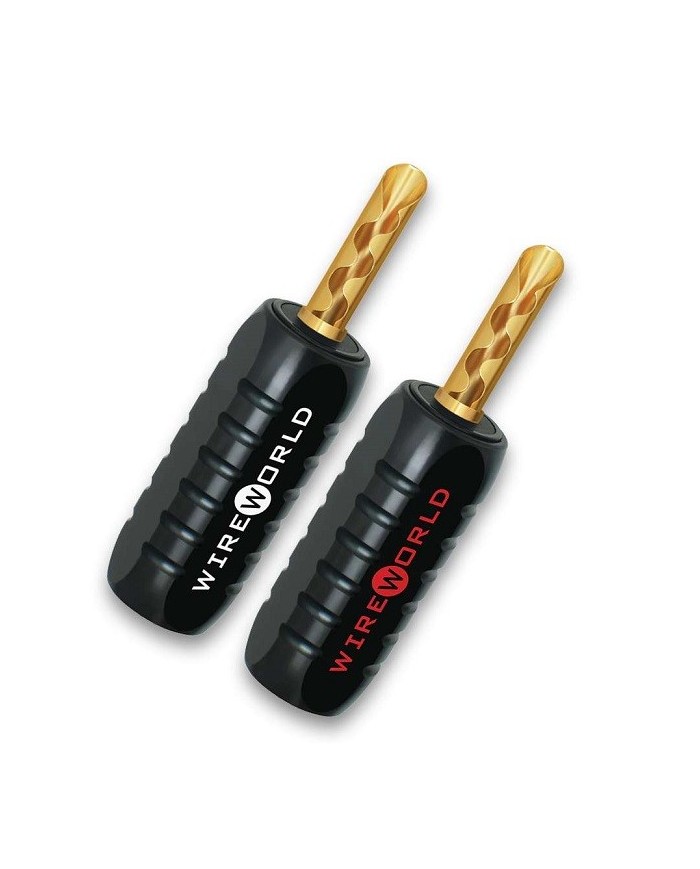 Connettori a banana lega di rame per diffusori Wireworld Banana Plugs