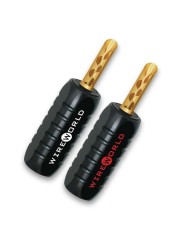 Connettori a banana lega di rame per diffusori Wireworld Banana Plugs