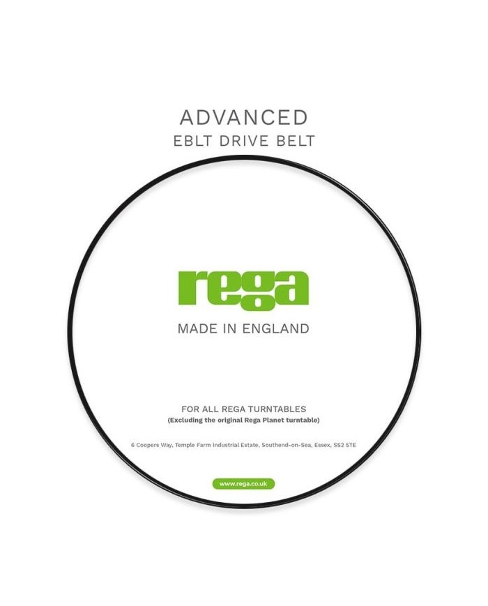 Cinghia di trasmissione per giradischi Rega Advanced EBLT Drive Belt