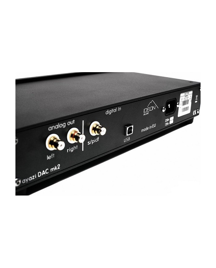 DAC Hiend Femto Clock a basso jitter Ideon Audio Ayazi mk2 DAC Black