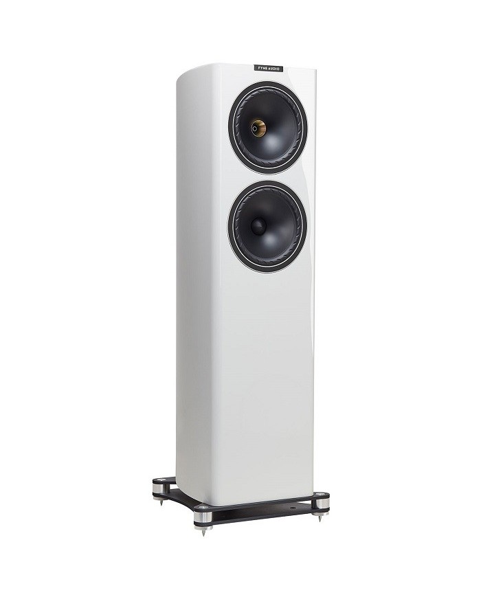 Fyne Audio F702 Piano Gloss White Diffusori da pavimento driver IsoFlare