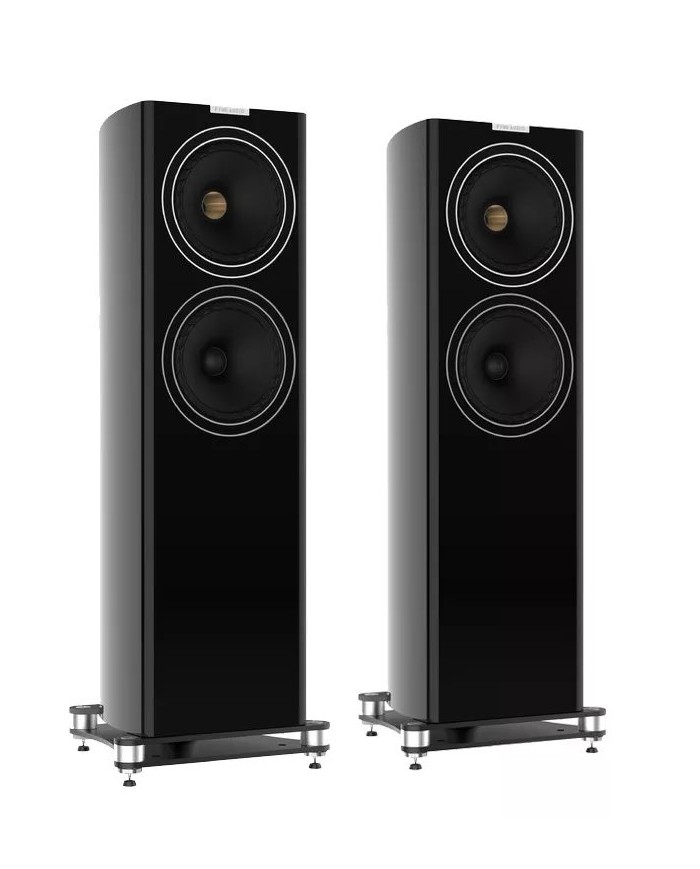 Fyne Audio F703 Piano Gloss Black Diffusore pavimento driver Isoflare
