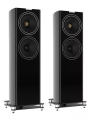 Fyne Audio F703 Piano Gloss Black Diffusore pavimento driver Isoflare