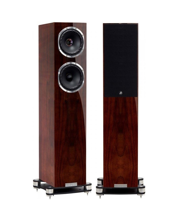 Fyne Audio F501SP Piano Gloss Walnut Diffusori hi-end e driver Isoflare