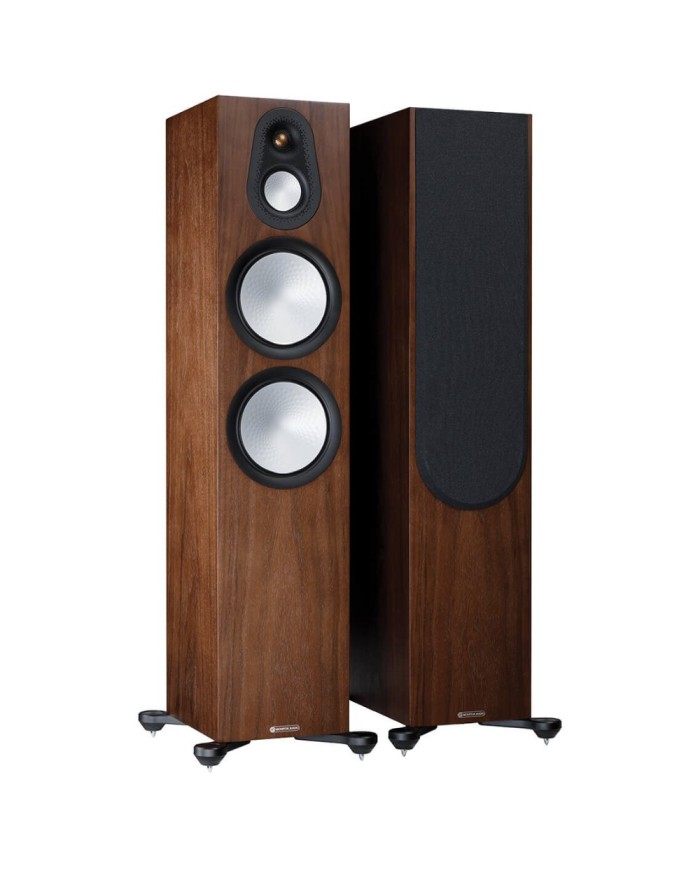Monitor Audio Silver 500 7G Natural Walnut Coppia di diffusori da pavimento