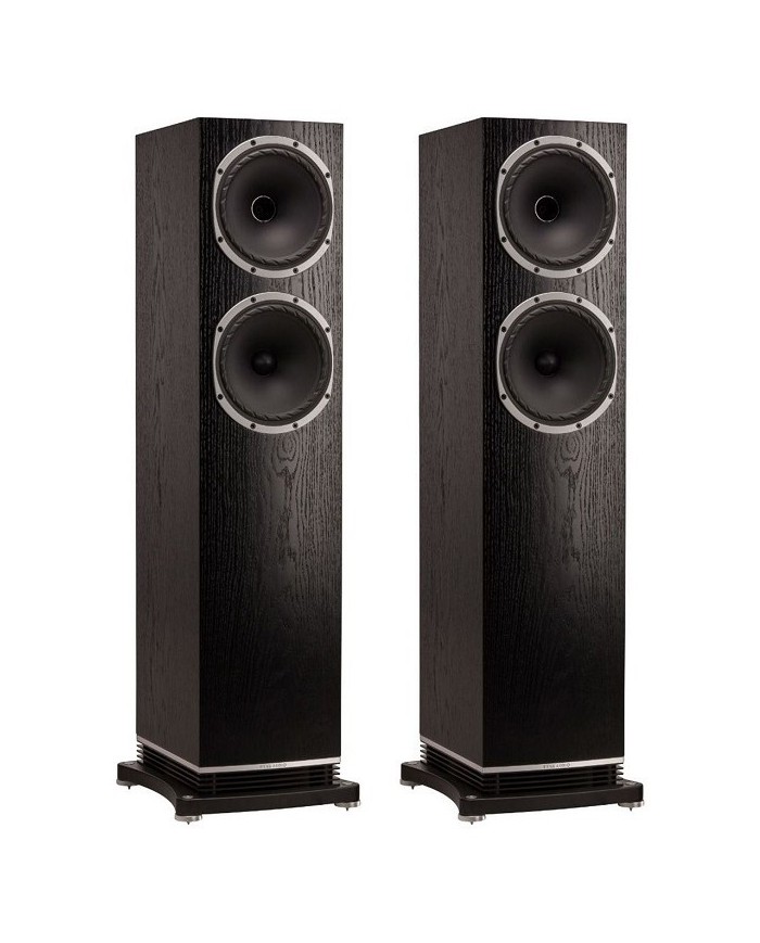 Fyne Audio F502S Nero Quercia Diffusori da pavimento driver Isoflare