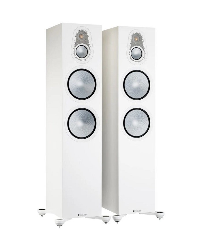Monitor Audio Silver 500 7G White Satin Diffusori da pavimento a 3 vie