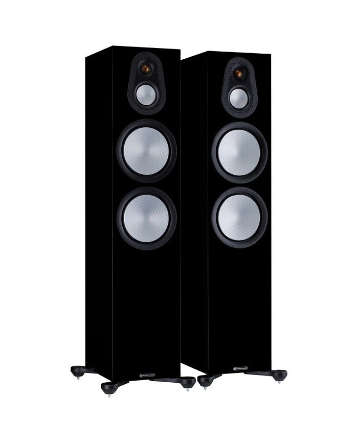 Monitor Audio Silver 500 7G Black Gloss Coppia diffusori da pavimento