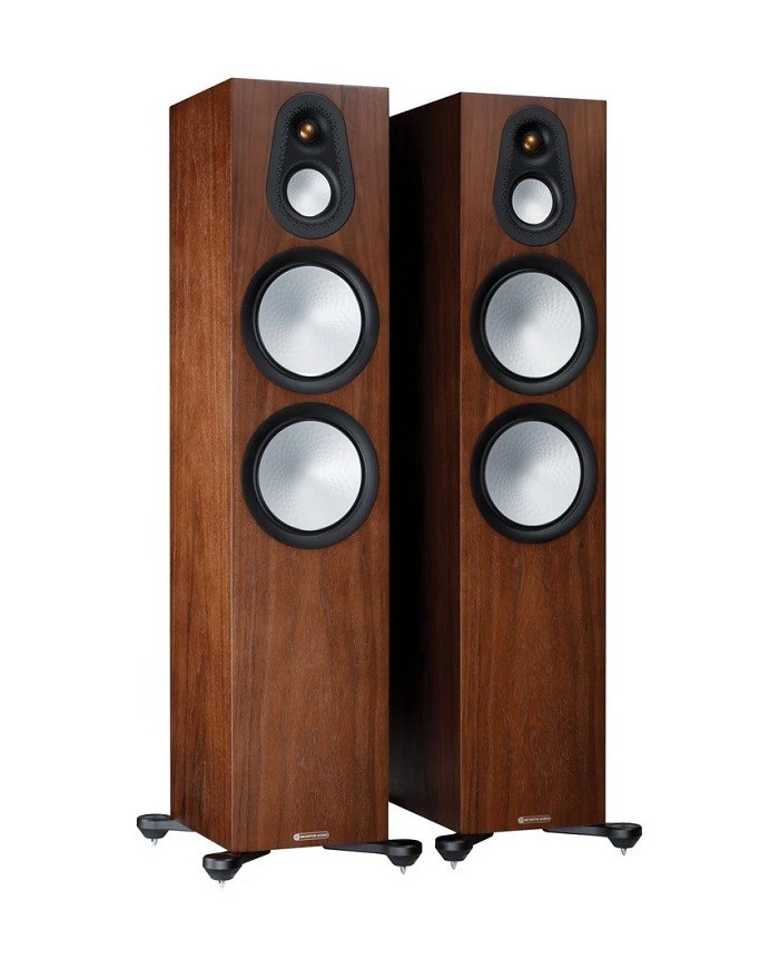 Monitor Audio Silver 500 7G Natural Walnut Diffusori da pavimento 3 vie