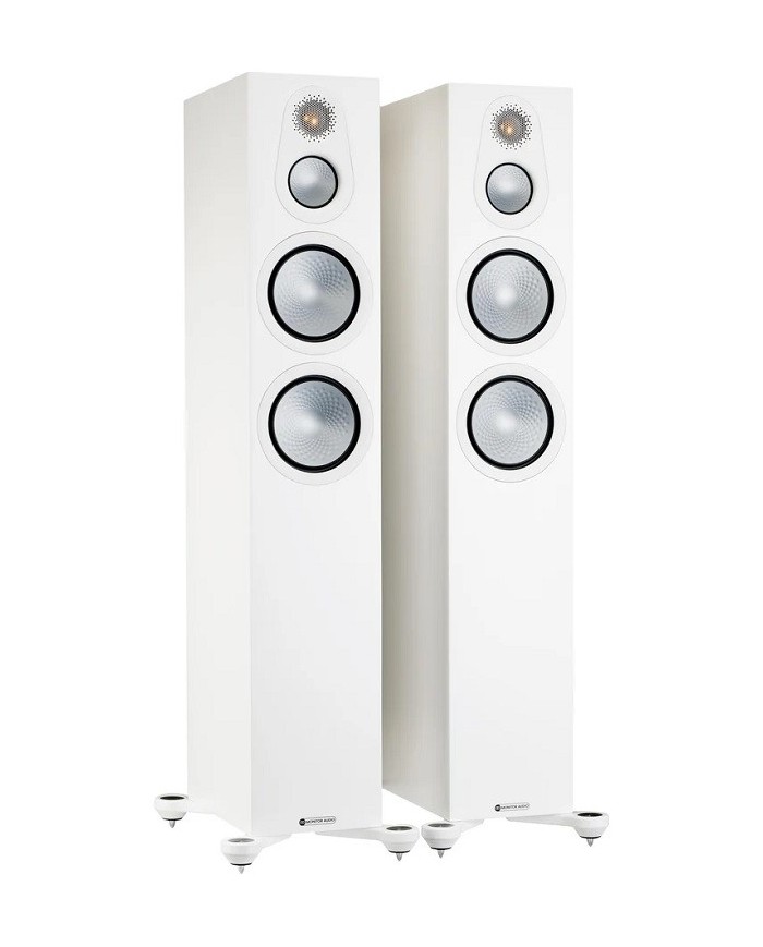 Monitor Audio Silver 300 7G White Satin Coppia diffusori da pavimento
