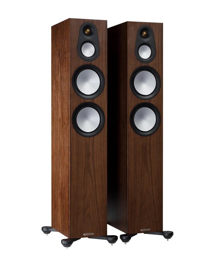 Monitor Audio Silver 300 7G Natural Walnut Diffusori da pavimento 3 vie