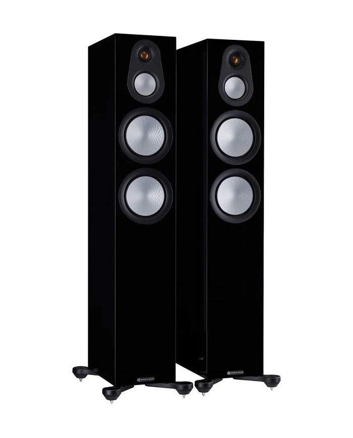 Monitor Audio Silver 300 7G Black Gloss Diffusori da pavimento a 3 vie