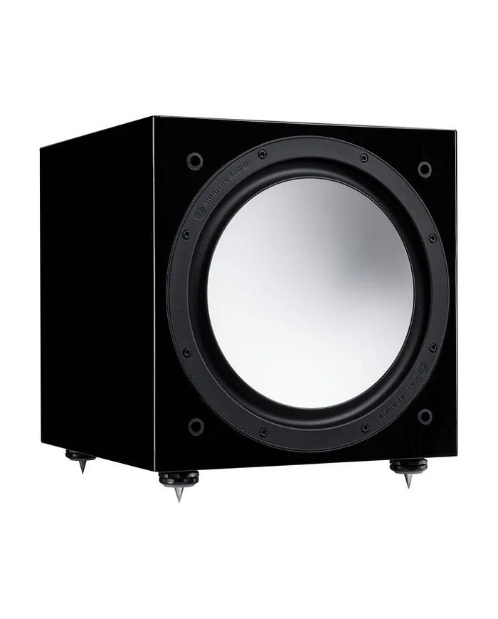 Monitor Audio Silver W12 6G High Black Gloss Subwoofer attivo da 12"