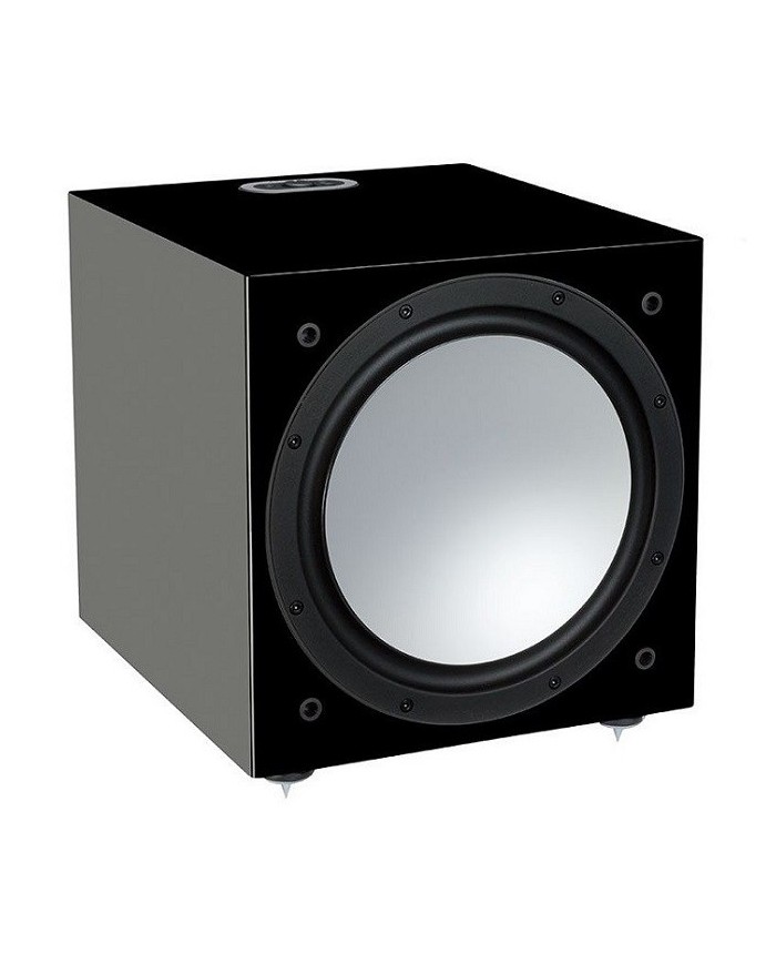 Monitor Audio Silver W12 6G High Black Gloss Subwoofer attivo da 12"