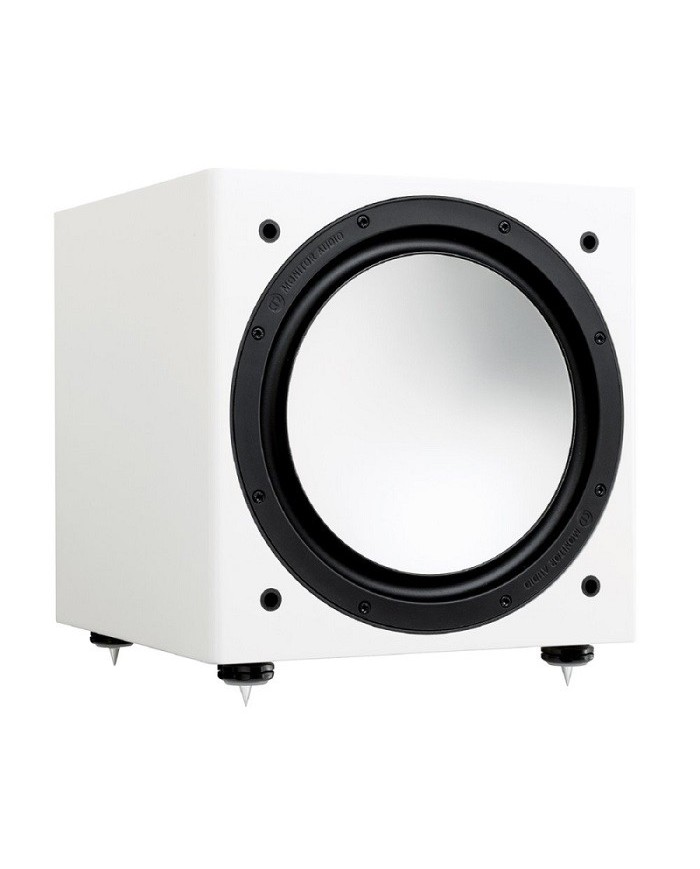 Monitor Audio Silver W12 6G White Satin Subwoofer attivo da 12" 500 W