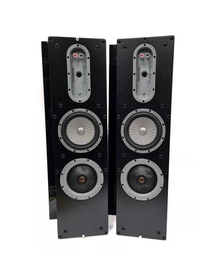 Monitor Audio SoundFrame 2 In-Wall Nero Diffusore da Parete a 3 vie