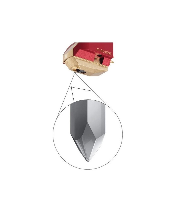 Audio-Technica AT-OC9XML Testina MC con stilo microlineare nudo