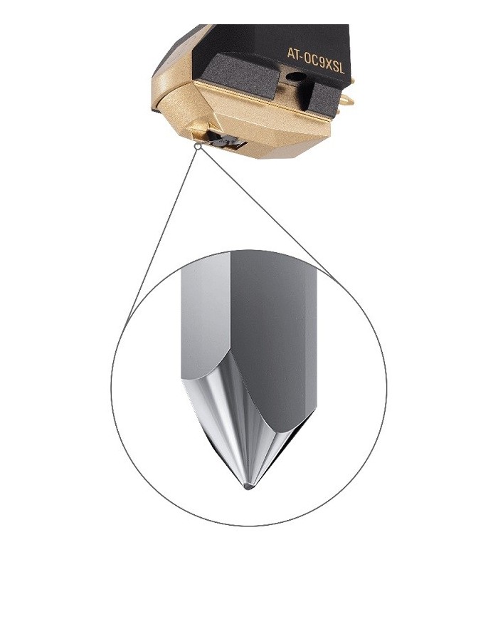 Audio-Technica AT-OC9XSL Testina MC a doppia testina mobile stilo nudo