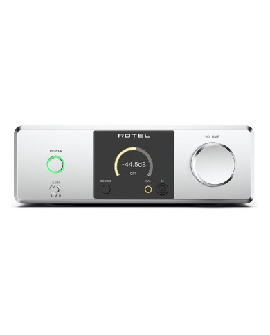 Rotel DX-3 Silve amplificatore per cuffie con DAC Sabre incorporato