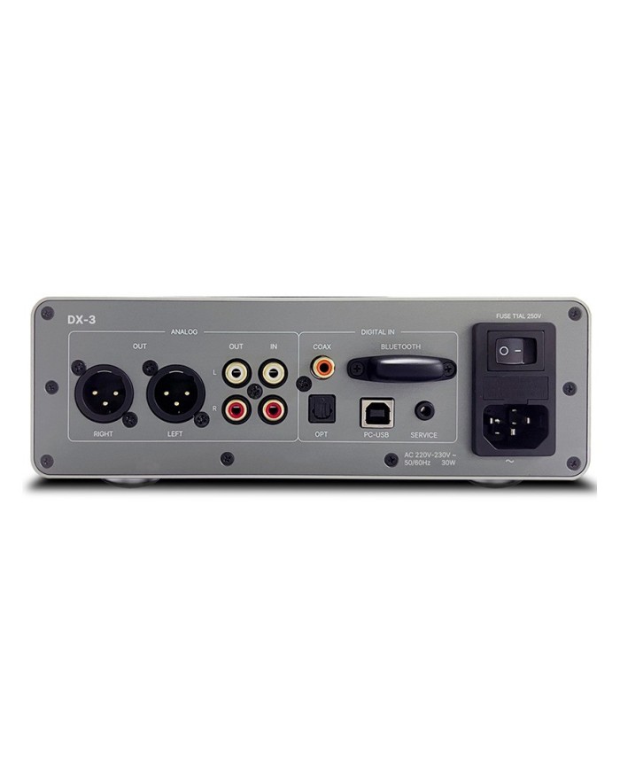 Rotel DX-3 Silve amplificatore per cuffie con DAC Sabre incorporato