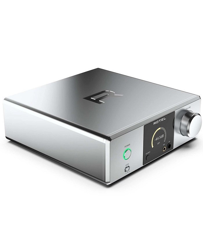 Rotel DX-3 Silve amplificatore per cuffie con DAC Sabre incorporato