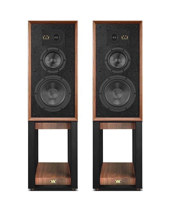 Diffusore bookshelf a 3 vie bass reflex Wharfedale SUPER LINTON Noce