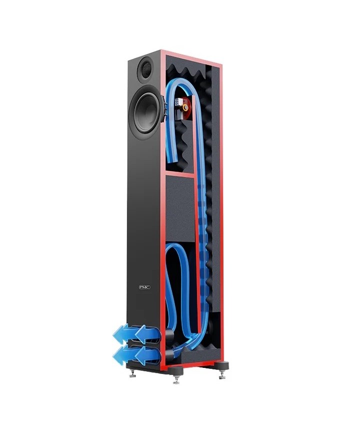 PMC Prodigy5 Silk Black diffusori da pavimento a doppie porte Laminair