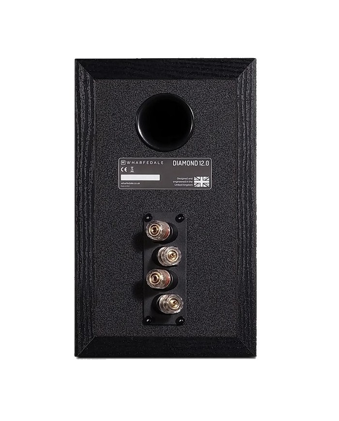 Wharfedale DIAMOND 12.0 Coppia diffusori da scaffale a 2 vie Black