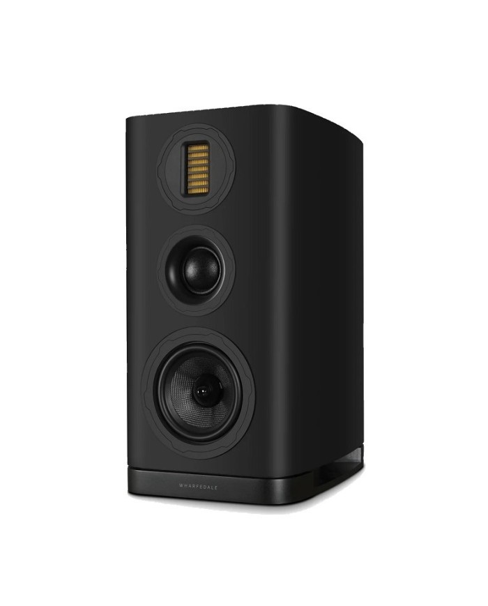 Wharfedale Evo 5.2 Black bookshelf a 3 vie bass reflex per hifi e HT