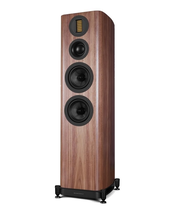 Wharfedale Evo 5.4 Walnut diffusori da pavimento a 3 vie bass reflex