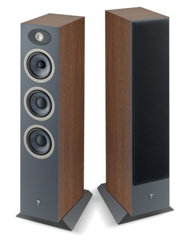 Coppia diffusori da pavimento a 3 vie  Focal Theva N.2  Legno Scuro