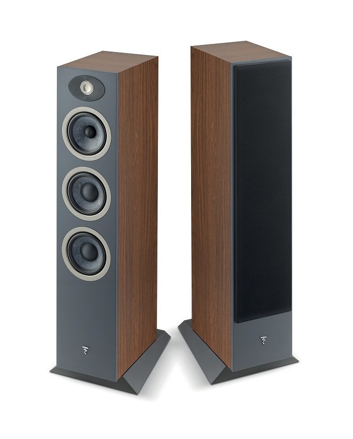 Coppia diffusori da pavimento a 3 vie  Focal Theva N.2  Legno Scuro