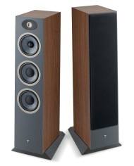 Coppia diffusori da pavimento a 3 vie  Focal Theva N.3  Legno Scuro