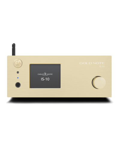 Amplificatore integrato con Streaming e DAC  Gold Note IS-10  Gold