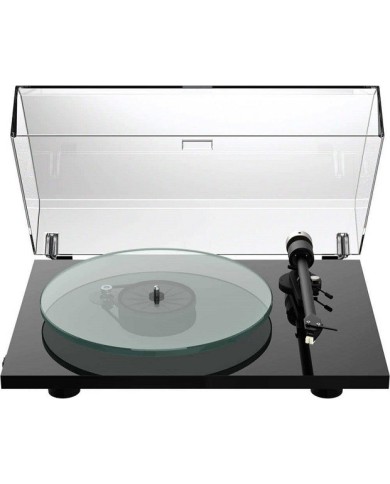 Giradischi con trazione a cinghia  Pro-Ject T2 W Nero Laccato