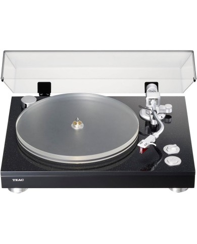 Giradischi con trazione a cinghia e uscite XLR  Teac TN-5BB  Nero Perla