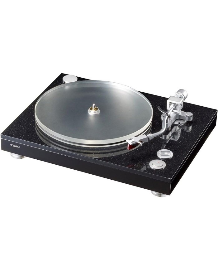 Giradischi con trazione a cinghia e uscite XLR  Teac TN-5BB  Nero Perla