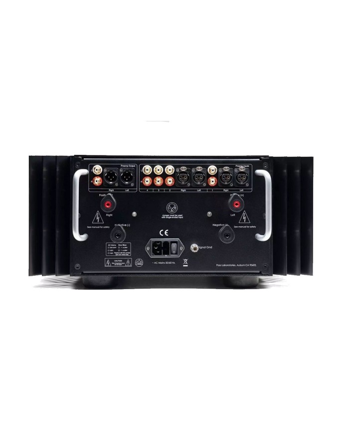 Amplificatore Integrato stereo high bias classe AB PASS INT 250 Nero