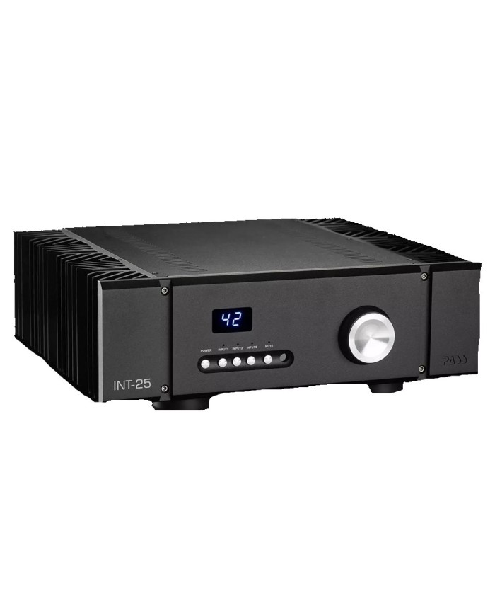 Amplificatore Integrato stereo 25 watt in classe A Pass INT 25 Nero