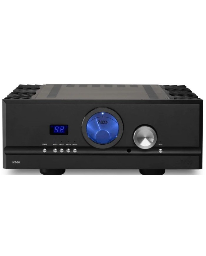 Amplificatore Integrato stereo primi 30W in classe A PASS INT 60 Nero